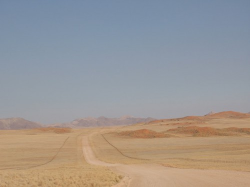 Carretera a Solitaire en Namibia