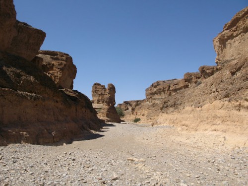 El cañón de Sesriem en Sossusvlei
