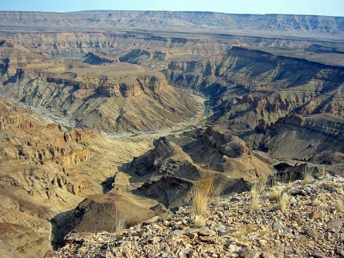 El Fish River Canyon de Namibia (@ Wikipedia)