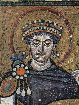 Mosaico de Justiniano en Santa Sofia