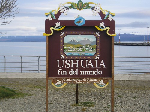 Ushuaia en el fin del mundo (@ Wikipedia)