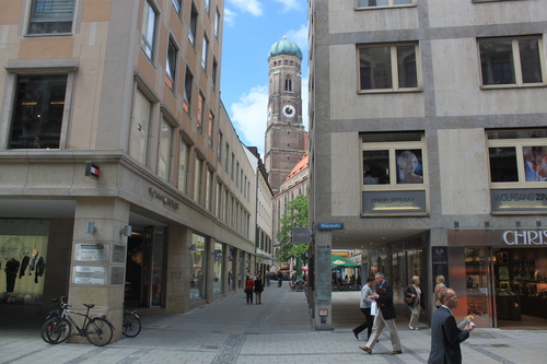 Perfil de la Frauenkirsche de Munich