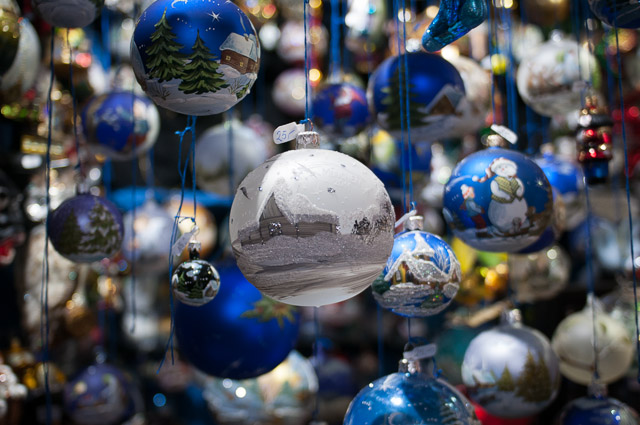 Adornos navideños en los mercados de Múnich