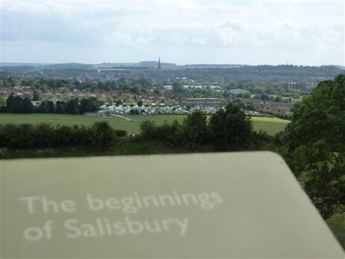 Salisbury desde Old Sarum