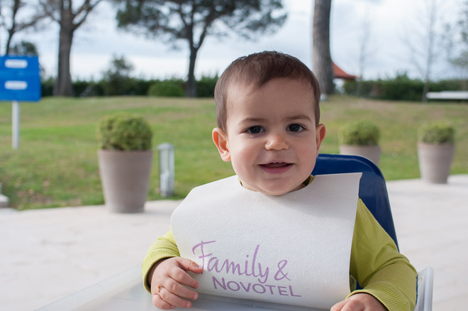 Mi hijo Nicolás, disfrutando de la experiencia Novotel & Family