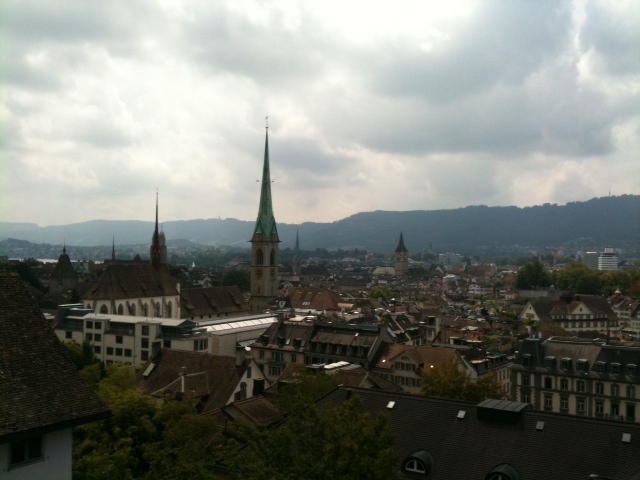 Vistas de Zurich desde la Universidad ETH
