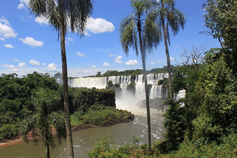 Mirador de las cascadas de San Martin de Iguazú en Argentina