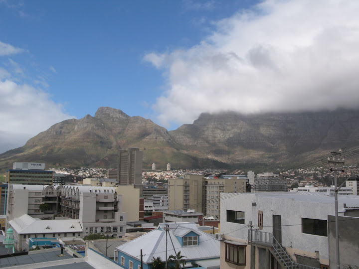 Vistas desde el Bo-Kaap en Ciudad del Cabo