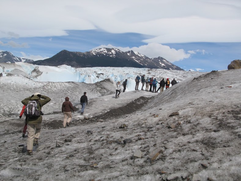 Trecking por el glaciar de Viedma