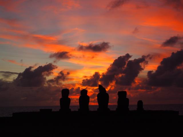 Puesta de sol en Rapa Nui - 4
