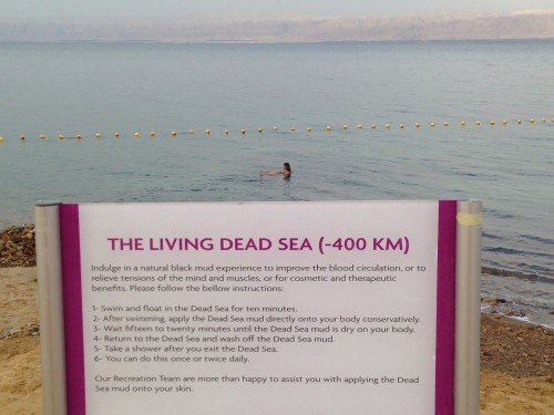 Mar Muerto en Jordania @3viajes