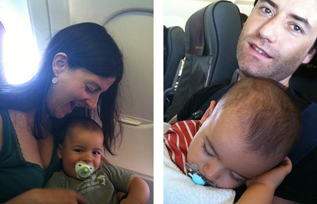 Primeros vuelos con nuestros hijos