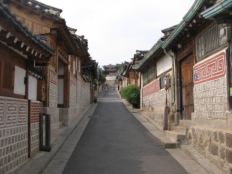 Antiguo barrio Bukchon de Seúl