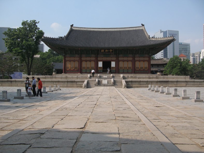 Palacio Gyeongbukgung en el centro de Seúl