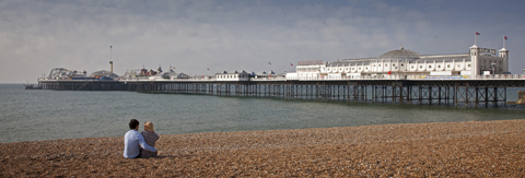 Muelle y playa de Brighton @VisitBritain