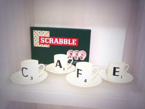 Tazas de café Scrabble en Gnomo @3viajes