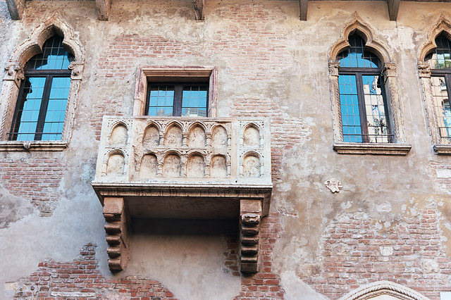 Balcón de Romeo y Julieta, en Verona