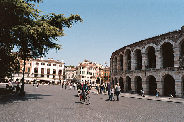 Aledaños de la Arena de Verona