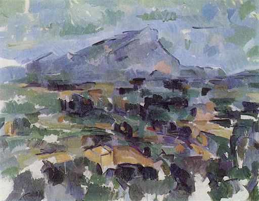 La montaña Sainte-Victoire, Paul Cézanne