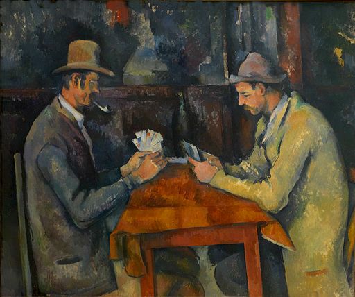 Los jugadores de naipes, Paul Cézanne