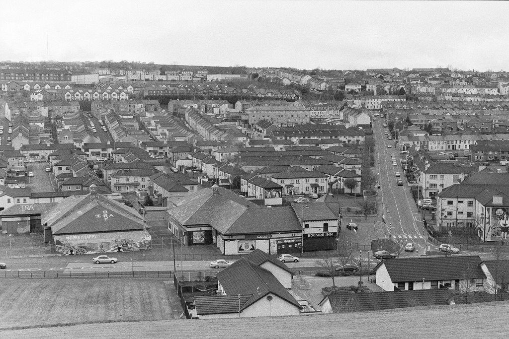 Derry, vistas al barrio de Bogside