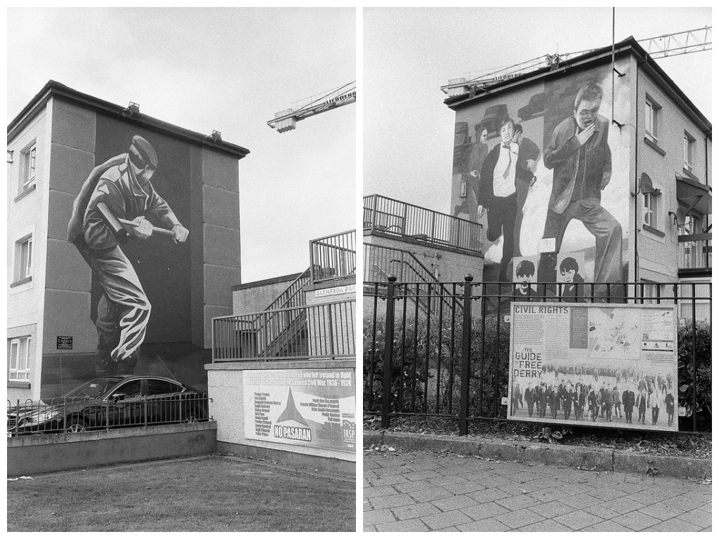 Derry, murales reivindicativos