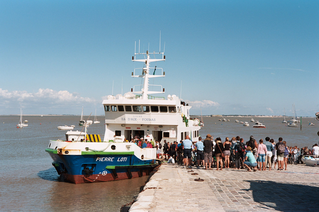 Transbordador a la isla de Aix en Fouras