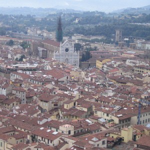 Vistas de Florencia, desde la catedral de Santa Maria del Fiore