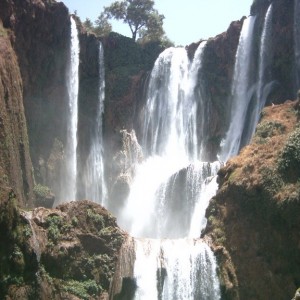 Las cascadas de Ouzoud en Marruecos