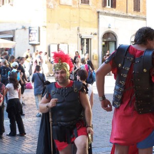 Los gladiadores a la búsqueda de turistas