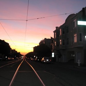 Puesta de sol en San Francisco