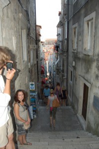 Callejuelas empinadas de Dubrovnik