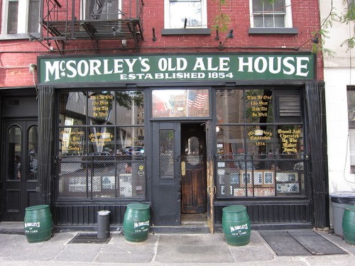 Pub McSorley's Old Ale House en Nueva York