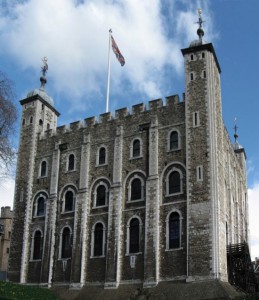 La Torre Blanca, dentro de la Torre de Londres