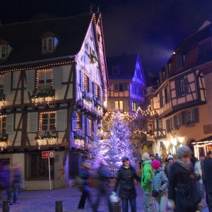 Estampas navideñas en Alsacia