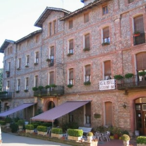 El hotel Bofill en Viladrau