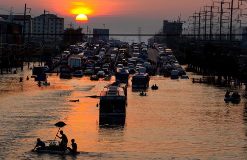 Inundaciones en Bangkok, Thailandia @guardian