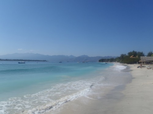 Playa de Gili Trawangan en Indonesia