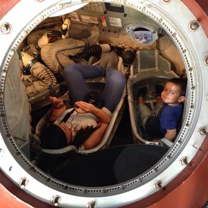 A los mandos de una nave espacial Soyuz