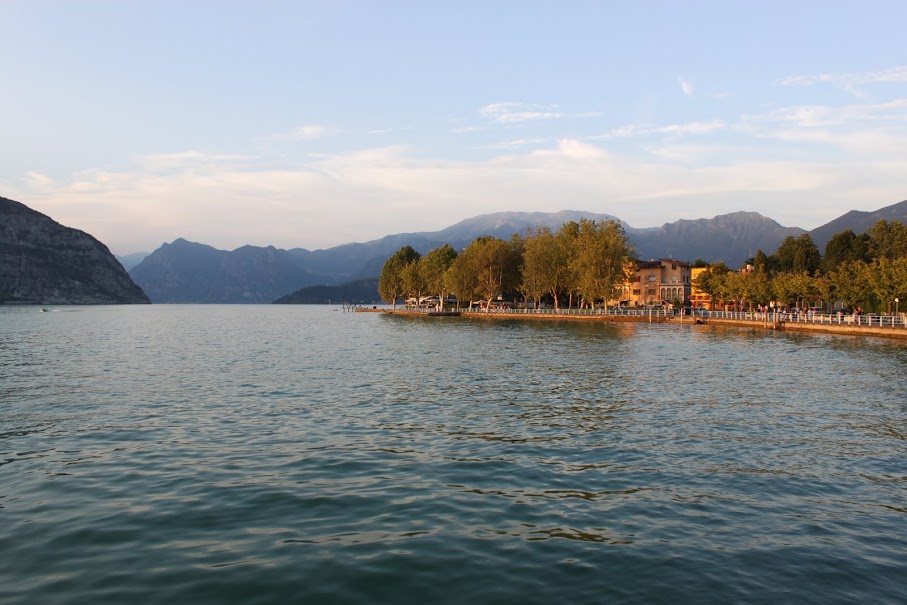 El Lago Iseo en el norte de Italia